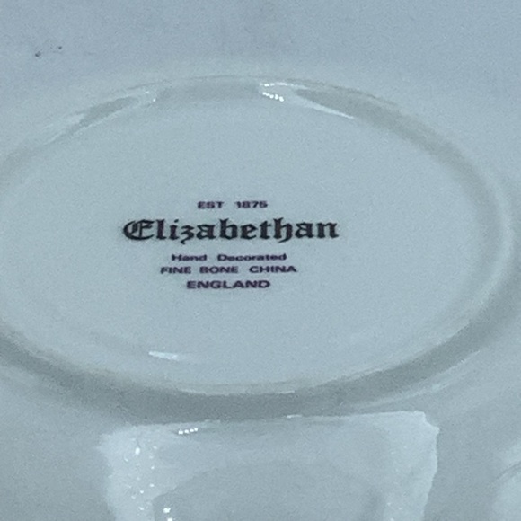 Elizabethan England Hand Decorated Bone China Pink Roses Teacup and S… - Picture 11 of 13